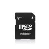TECH MicroSD Micro SDHC to SD Memory Card Adapter Card Reader Converter - Black