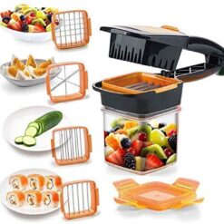 5 in 1 Vegetable Cutter, Dicer Grater & Chopper, Peeler